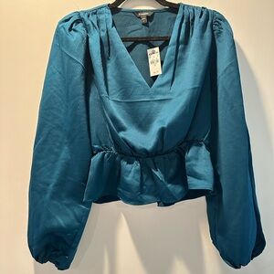 Deep Teal Blouse